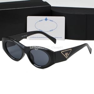 Lunettes de soleil Lunettes de soleil 2023 Retro Cat's Eye Sunglasses For Women Arc de Triomphe Ovale Français haute qualité