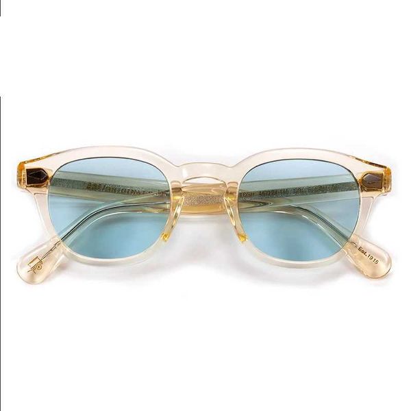 Lunettes de soleil Lunettes de soleil pour hommes Johnny Depp Lemtosh Lunettes de soleil polarisées pour les femmes Luxury Marque Vintage Cadre acétate Blue Vision nocturne Goggles J240423