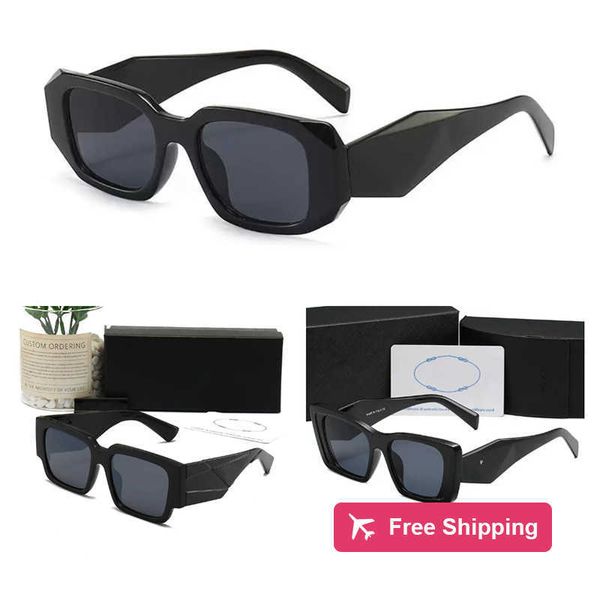 Lunettes de soleil Lunettes de soleil pour femme Lunettes de créateur Rétro Mode Hommes Conduite en plein air Protection UV Petite monture Jambe pour femmes Lunettes avec boîte gafas pa