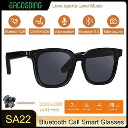 Zonnebrillen zonnebril Smart glazen draadloze bluetooth luisteren naar muziek slim anti-blauw licht high-definition bluetooth-oproep modieuze audioglassxw