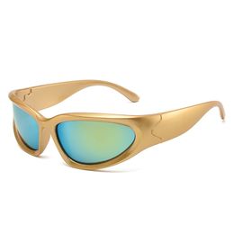 Zonnebrillen zonnebril wikkelen rond mode voor mannen vrouwen trendy snel ovale donkere futuristische tinten bril bril T2201294
