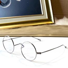 Zonnebrillen Super Sung Kmn136 Optische bril voor unisex retro stijl anti-blauw lichtlens plaat rond volledig frame met doos