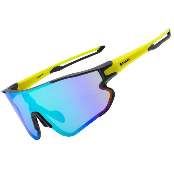 Gafas de sol SUUKAA Super Oferta Ciclismo Gafas de sol polarizadas Bicicleta Deportes al aire libre Gafas de sol MTB Gafas Gafas 3 lentes/5 lentes Bicicleta Golf