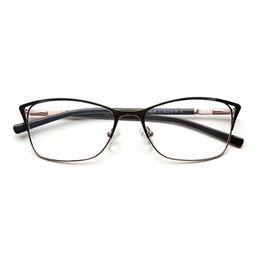 Zonnebril Tessalate Metalen Brillen Frame Vrouwen Cat Eye Glasse Helder Vintage Transparant Recept Bijziendheid Vrouw Bril Optic301Q