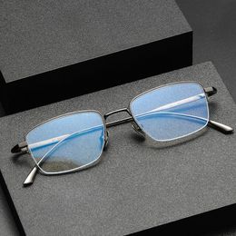 Zonnebril Titanium Frames Designer Merk Vintage mode luxe Vrouwen Mannen Leesbril Frame Brillen Brillen-Frame Lens Ti013
