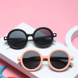 Zonnebrillen peuterbescherming gepolariseerde zonnebril kinderen ronde vorm zonnebril voor jongensmeisjes H240508