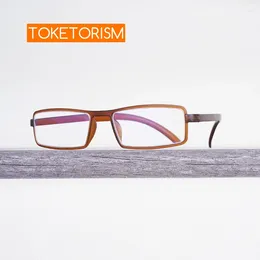 Zonnebrillen toketorism urltra-licht dames leesbril kleine presbyopia-bril voor mannen TR90 frame 2191