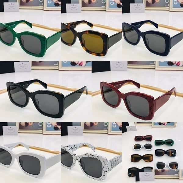 Lunettes de soleil Top Luxury Lens Designer Womens Mens Goggle Senior Eyewear For Women Eyeglasses Frame Vintage Metal Yellow Sun Swerses Wit Dhkfu