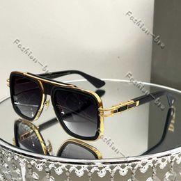 A DITA Mach Six Top оригинальные высококачественные дизайнерские солнцезащитные очки для мужчин, знаменитые модные ретро-очки люксового бренда, модный дизайн, женские очки с футляром 5MRE