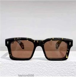 Lunettes de soleil de qualité supérieure Kaine Jacques Retro Vintage Cadre en acétate rectangulaire pour hommes Designer Marie Femmes Mage Optique h99 5VNXW