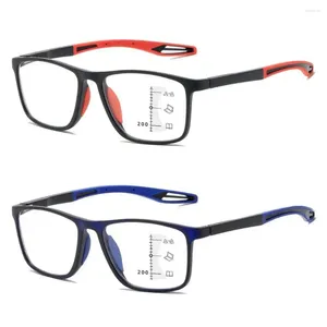Lunettes de soleil TR90 ANTI-BLUE LUMIÈRE MULTIFOCAL LEATURES MENSES Femmes Progressives Près des lunettes ultra-légères Sports Farsight Eyeglass