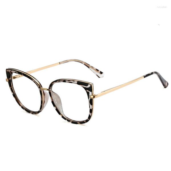 Lunettes de soleil TR90 Cat Eye Myopie Lunettes Femmes Anti Blue Light Vintage Prescription Lunettes Cadre Femme 0 -1.0 1.25 1.75 2.0 2.25