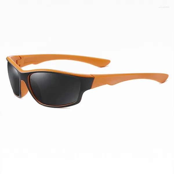 Gafas de sol TR90 Borde completo Deportes Montar al aire libre Gafas polarizadas Gafas de mujer Marcos de gafas coloridos de moda simples