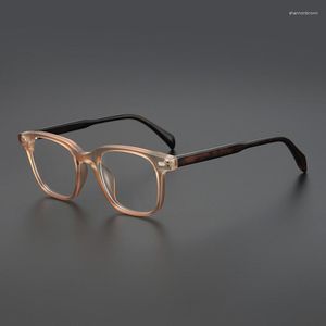 Lunettes de soleil TR90 Lunettes de lecture Hommes Femmes Vintage Square Prescription Lunettes Cadre Anti Blue Light 0 1.0 1.25 1.5 1.75 2.0 2.25 2.5