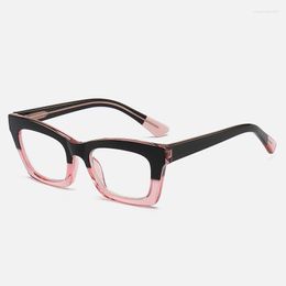 Zonnebrillen TR90 unisex anti -blauw lichtglazen frames vrouwen optische mode computer -bril aangepast recept