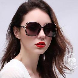 Zonnebril Trendy Oversized Vrouwen 2023 Polaroid Shades Klassieke Designer Rijden Reisbril UV400 Famale Gafas De Sol Mujer