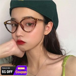 Lunettes de soleil Triangle Cat Eye Frame Anti Blue Light Blocking Lunettes Hommes Femmes Classique Ordinateur Gaming Vintage Lunettes Lunettes Unies