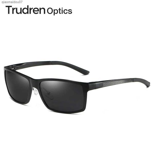 Gafas de sol Trudren Aluminio Magnesio Gafas de sol rectangulares envueltas en gafas de sol deportivas Gafas de sol polarizadas 5089L2404