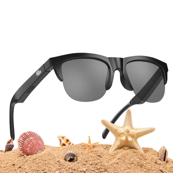Gafas de sol TWS Smart Glasses Wireless Bluetooth 5.3 Gafas de sol Sports HD Audio Man Musicia Fuera resistente