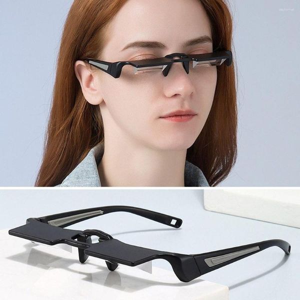 Lunettes de soleil ultra-légères, réfracteur paresseux, allongé, pour regarder la télévision, miroir de lecture horizontal, protection HD