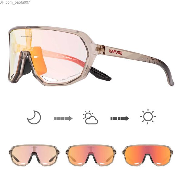 Gafas de sol ultraligeras deportivas fotocromáticas rojas gafas de sol de bicicleta UV400 gafas de seguridad para hombres MTB gafas de senderismo Z230726