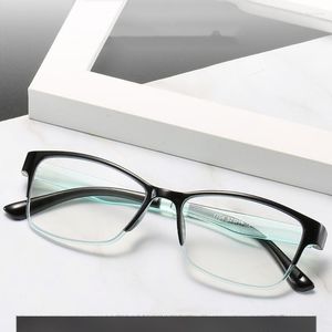 Lunettes de soleil ultralégères TR90 mode et confortable Anti-Blu-ray lunettes de lecture hommes femmes cadre rectangulaire 1.0 1.5 2.0 à 4.0