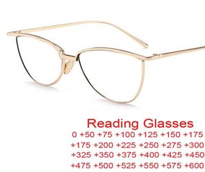 Zonnebril Unieke Presbyopie Brillen Vergrootglas 0 60 Dioptrie Vintage Brand Design Anti Blauw Licht Leesbril Metaal Kat E4165100