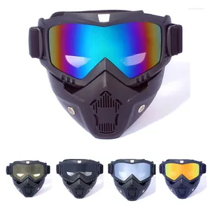 Zonnebril Unisex Ski Snowboard Masker Sneeuwscooter Skibril Winddichte Motorcross Beschermbril Veiligheid Met Mondfilter