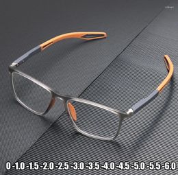 Zonnebril Unisex Dames Heren Minus Bril Mode TR90 Computer Oogbescherming Bijziendheid Brillen Anti Blauw Licht Kort Zicht Brillen
