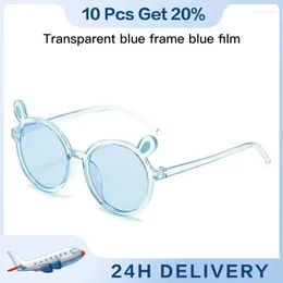 Zonnebrillen UV-bescherming Duurzame en langdurige functionele kleurrijke cartoon ronde frame rijglazen