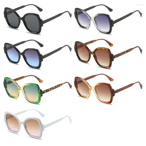 Lunettes de soleil UV400, lunettes Punk, lunettes de soleil irrégulières, papillon Y2K