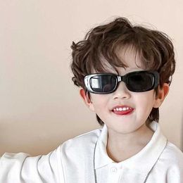 Zonnebrillen UV400 UV Bescherming Boys en Girls bril Nieuwe kinderen Kleine vierkante frame Zonnebrillen Forte cartoon Baby Zonnebril