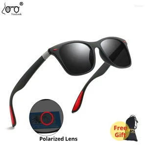 Lunettes de soleil Garnlove Femmes Polaris Men Round Shades Night Driving Sun Glasses UV400