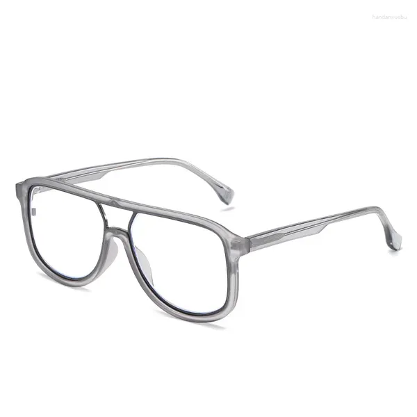 Lunettes de soleil Vazrobe 147mm Transparent Lunettes Cadre Hommes Plat Top Grand Grand Myopie Lunettes Mâle Optique Prescription Lunettes -150 200