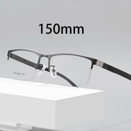 Lunettes de soleil Vazrobe 150mm Lunettes de lecture surdimensionnées Hommes Anti Blue Light Big Lunettes Cadre Lunettes mâles Semi Rimless 0 150 250 200 300