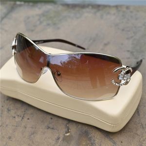 Zonnebril Vazrobe Strass Vrouwen Luxe Diamant Zonnebril Voor Vrouwelijke Dames Een stuk Kleine Gezicht Shades Bruin Eyewear