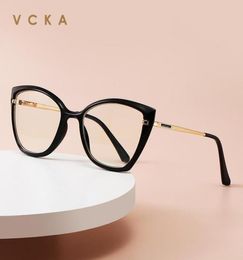 Lunettes de soleil VCKA Mode Femmes Lunettes de lecture 2022 Marque Designer Ordinateur Optique Grand Cadre Femme Presbytie Lunettes 50 à 6009708750