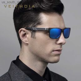 Gafas de sol VEITHDIA Hombres Gafas de sol Espejo polarizado de aluminio Gafas de sol Conducción Gafas deportivas Gafas Accesorios para hombre Mujer 6560 L230523
