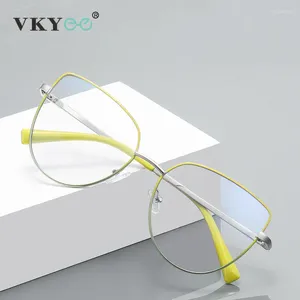 Lunettes de soleil Vicky Mode Gradient Cadre Grand Anti-Bleu Lumière Lunettes De Lecture Personnalisé Prescription Ordinateur Lunettes PFD3081