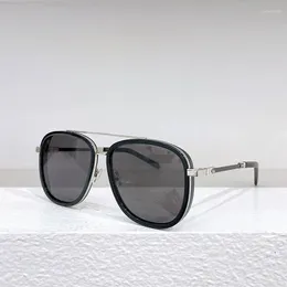 Lunettes de soleil Fashion Vintage Oval Aolly Brand Design Titanium High Quality UV400 Polarise Women Man Optics Eyeglass