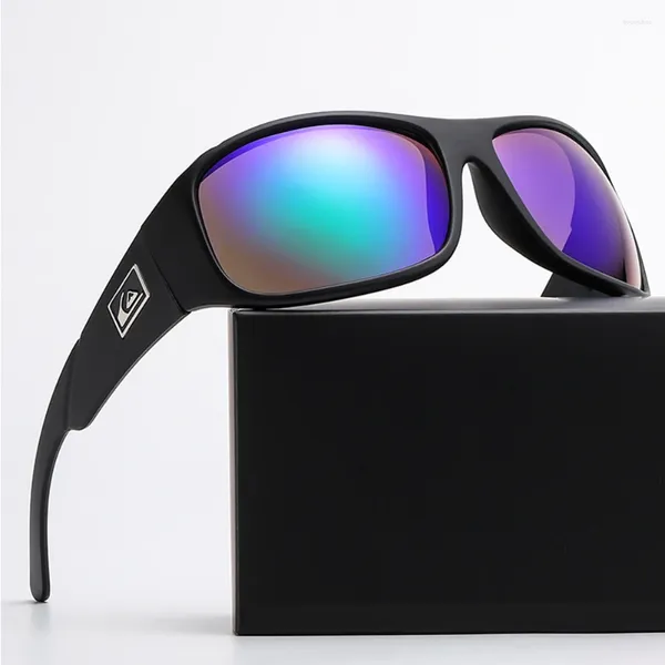 Lunettes de soleil Vintage Sports de plein air coupe-vent nuances colorées mode lunettes d'équitation Protection UV400 pour le cyclisme de plage