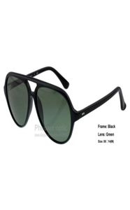 Zonnebrillen vintage pilootstijl Cat5000 Acetaat frame glazen lens spiegelgradiënt 59 size unisex zomerjurk mode6062311