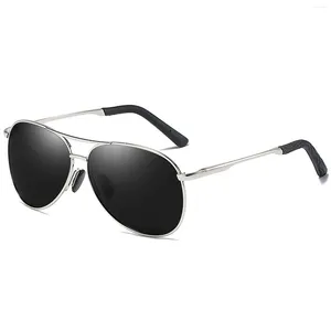 Gafas de sol Vintage HD Reflectante HD Doble Puente Doble UV400 Eyewear Unisex Uso diario para hombres y mujeres