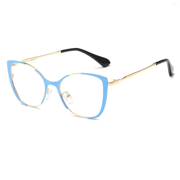 Gafas de sol Vintage Posensibles Gafas Anti UV Rayos Filtro de luz azul para mujeres y hombres Decoración de moda