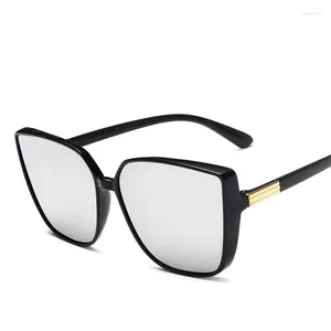 Lunettes de soleil Vintage femme mode œil de chat lunettes de soleil de luxe classique Shopping dame grand cadre UV400 vente en gros