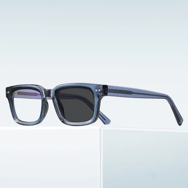 Gafas de sol VKYEE Square Simple Men's Myopia Hyperopia Eye Glasses Anti-Blue Light Reading se puede personalizar Prescripción PFD2189