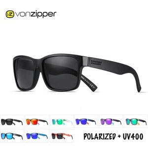 Lunettes de soleil VZ Vonzipper Lunettes de soleil Square Square Brand Original Polaris Mens Sports Sun Glasses Fishing Party Partyar UV400 9 Couleurs 231006