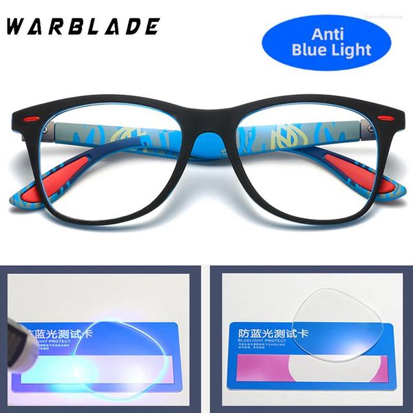 Lunettes de soleil WarBLade Anti rayons bleus lunettes d'ordinateur hommes femmes blocage de la lumière pour la Protection lunettes optiques de jeu