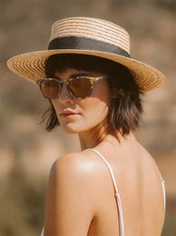 Carfia retro gepolariseerde zonnebril voor vrouwen kleine en gemiddelde gezicht UV -bescherming, handgemaakte acetaatframe sunnies