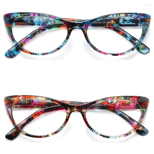 Lunettes de soleil femmes élégantes portables fleurs Protection des yeux lunettes florales lunettes de lecture monture Ultra légère